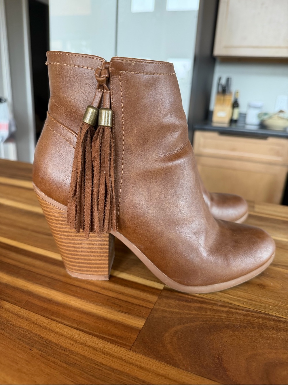 Women's Tan Western Tassel Ankle Boot 💥3/$20💥 Bundle!
